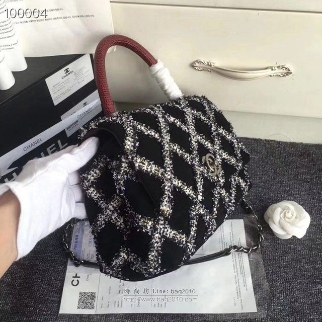 Chanel女包 香奈兒復古系列 Chanel手提包 香奈爾編織菱格手拎包 單肩斜挎女包  djc2572